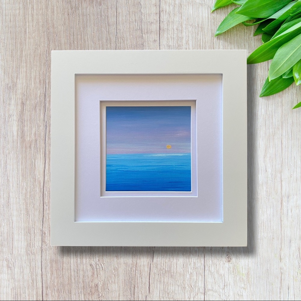 Original ocean painting, seascape, landscape art